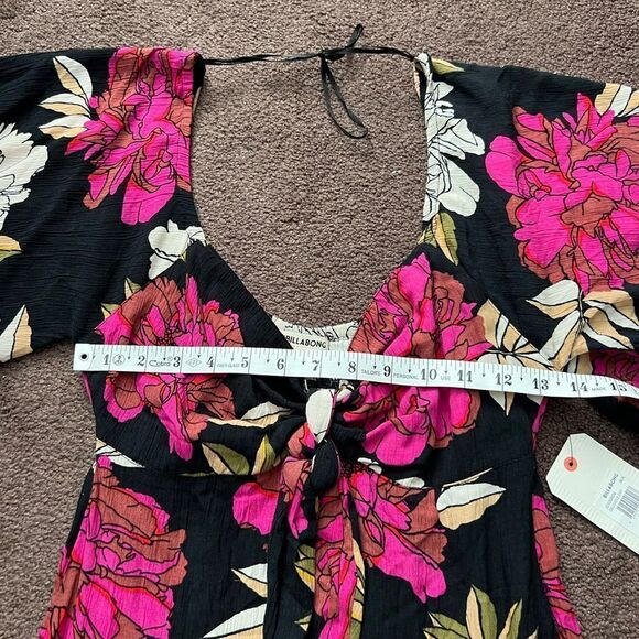 NWT Billabong Delicious Floral Print Day Dress - Picture 13 of 15